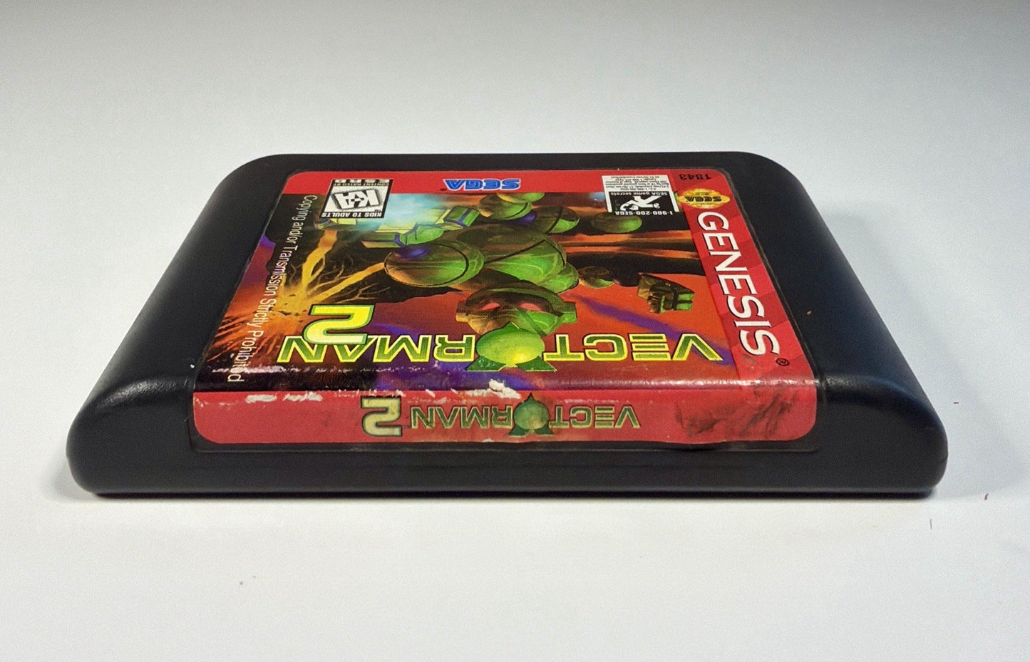 Vectorman 2 (Sega Genesis) Game Cartridge, Authentic, Tested & Working!