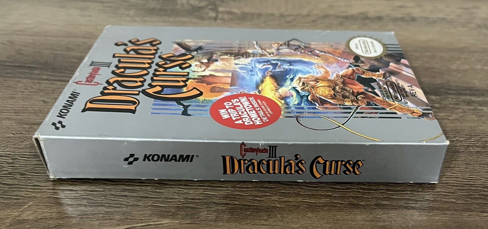 NES Castlevania III: Dracula's Curse Excellent Condition, Complete in Box!