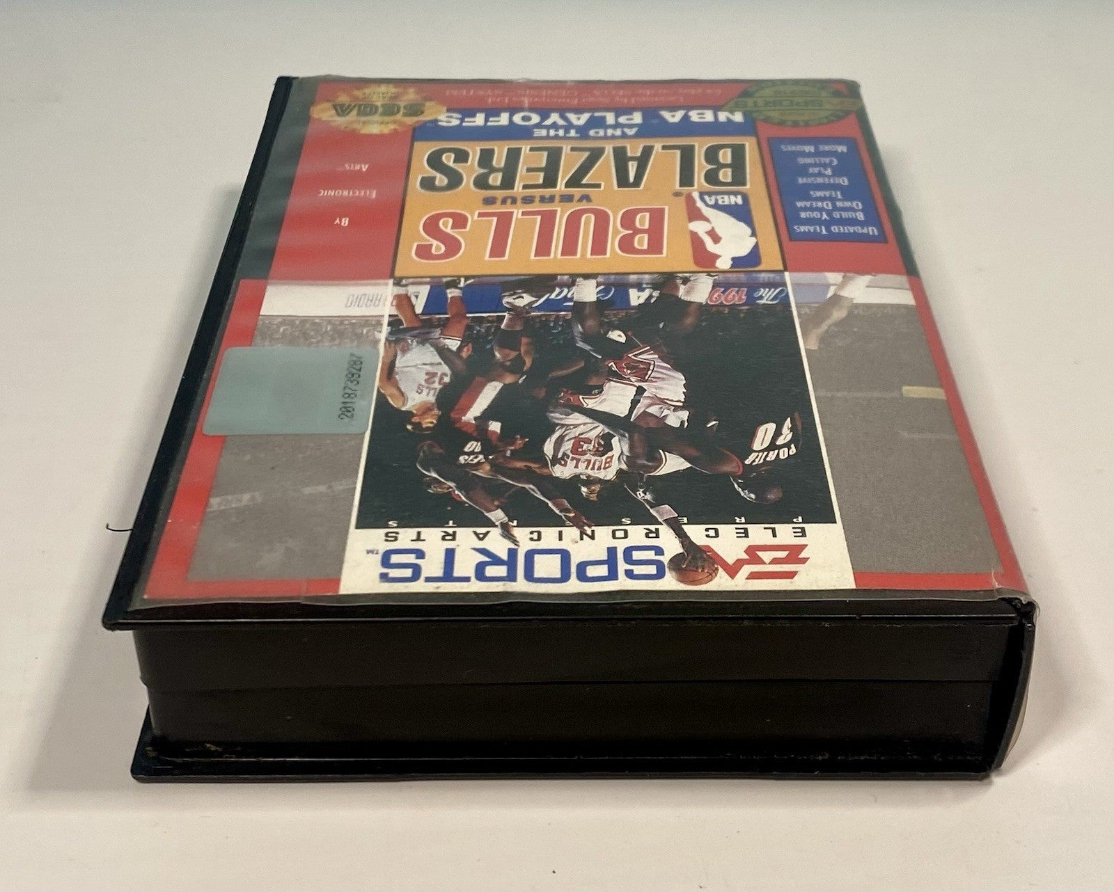 Bulls vs. Blazers and the NBA Playoffs Sega Genesis 1993 CIB W/ Case & Manual