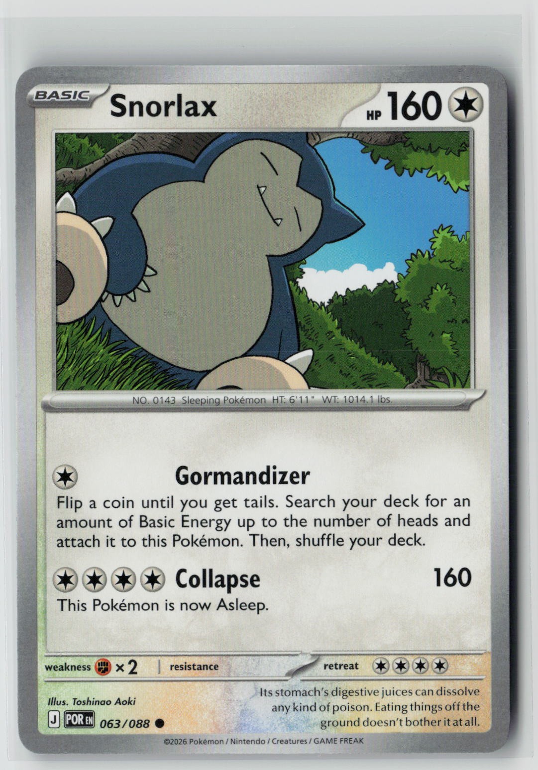 Snorlax (Perfect Order 063/088) NM