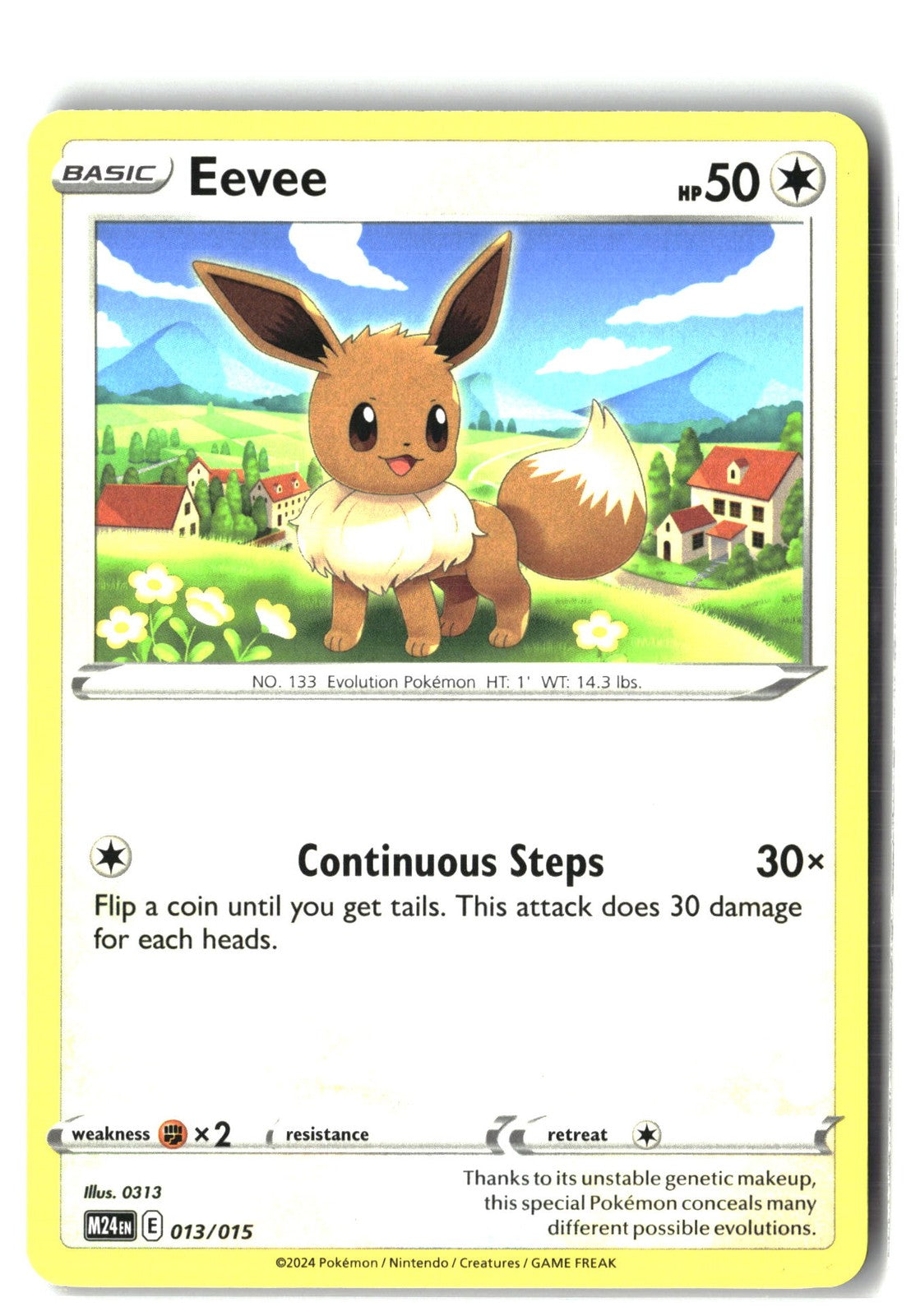 Eevee (McDonald's Promos 2024 013/015) NM