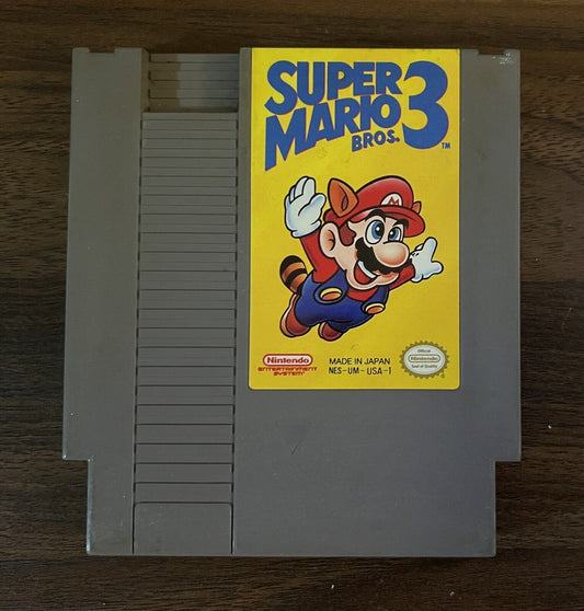 Super Mario Bros. 3 Nintendo NES 1990 Clean Authentic Tested & Working!