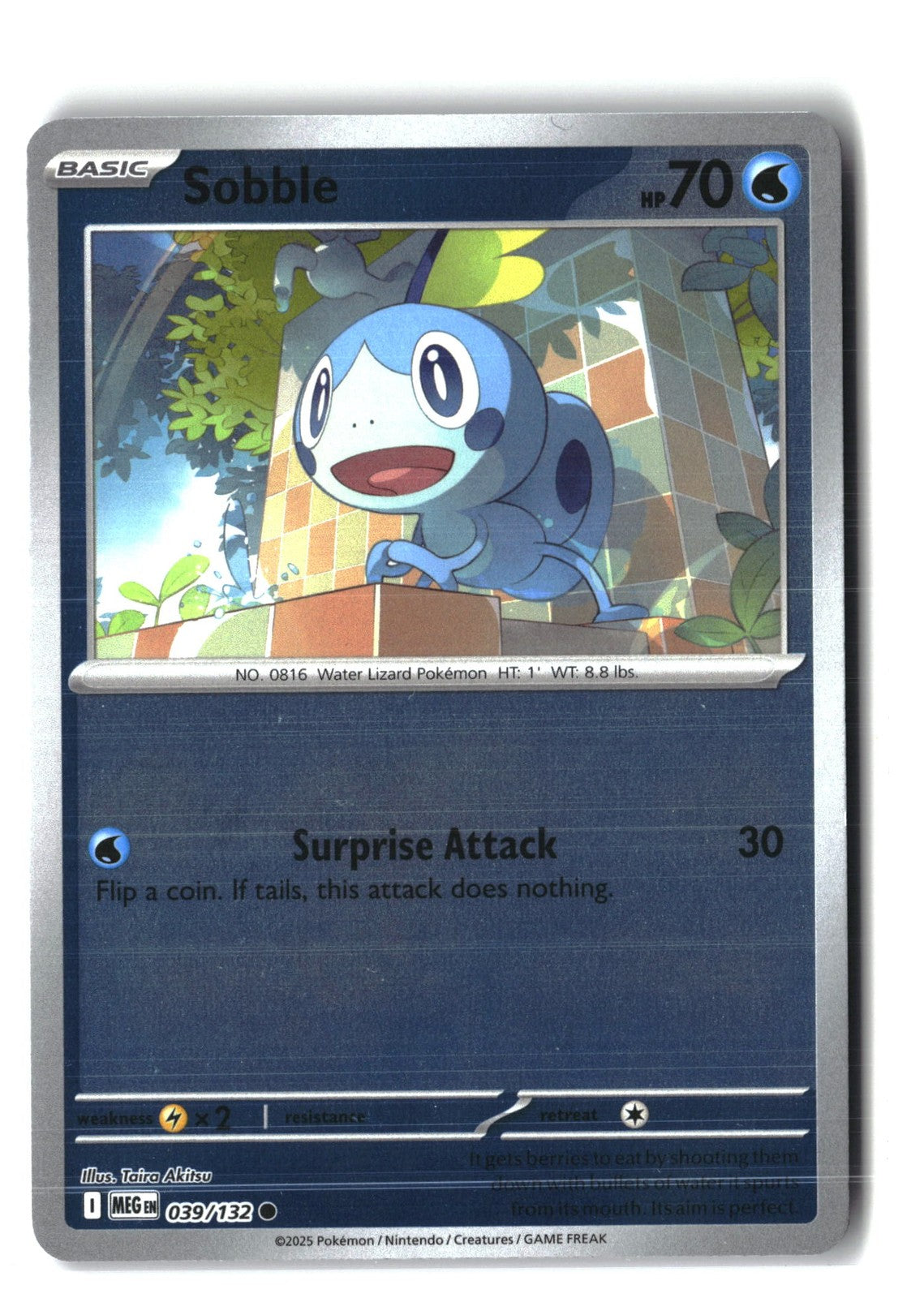 Sobble Reverse Holofoil NM (Mega Evolution 039/132)