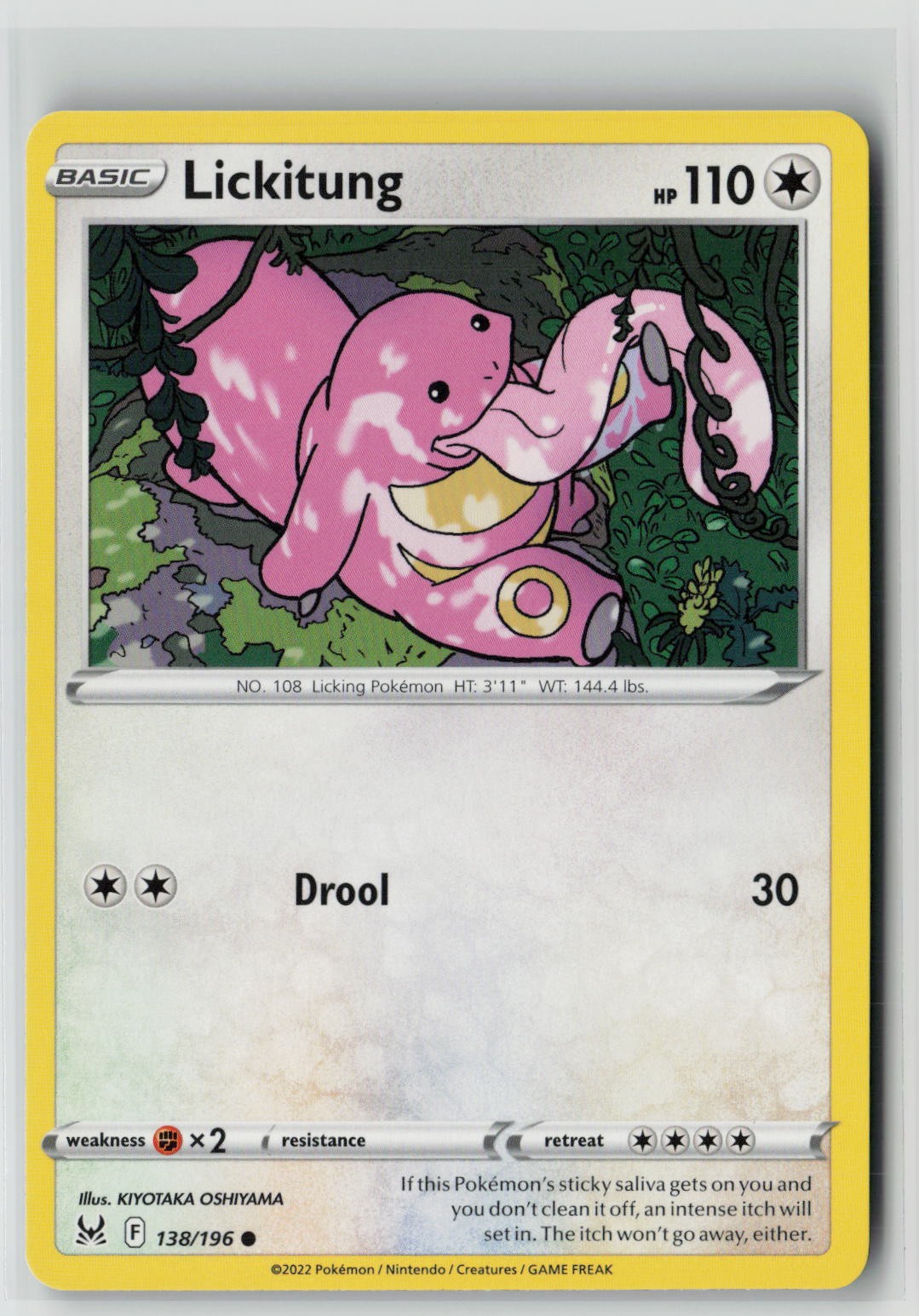 Lickitung (SWSH11: Lost Origin 138/196) NM