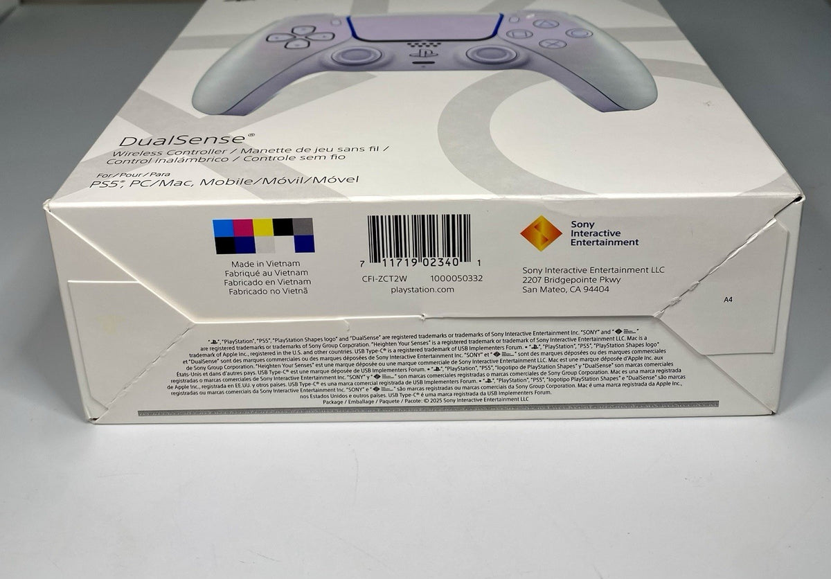 New Sony PlayStation 5 PS5 Dualsense Wireless Controller Chroma Pearl CFI-ZCT2W