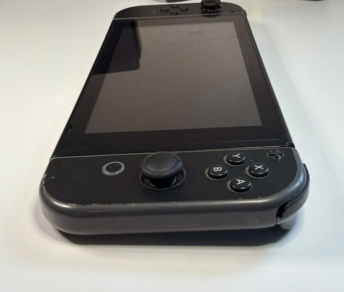 Nintendo Switch Console Bundle Black w/ Black Joy-Cons Dock HDMI Charger Tested