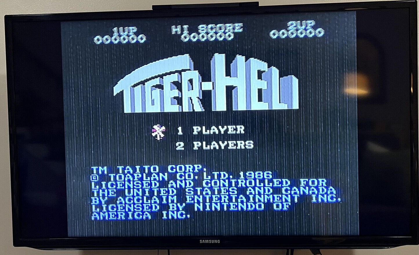 Tiger-Heli (Nintendo Entertainment System, 1987) NES Authentic Tested & Works