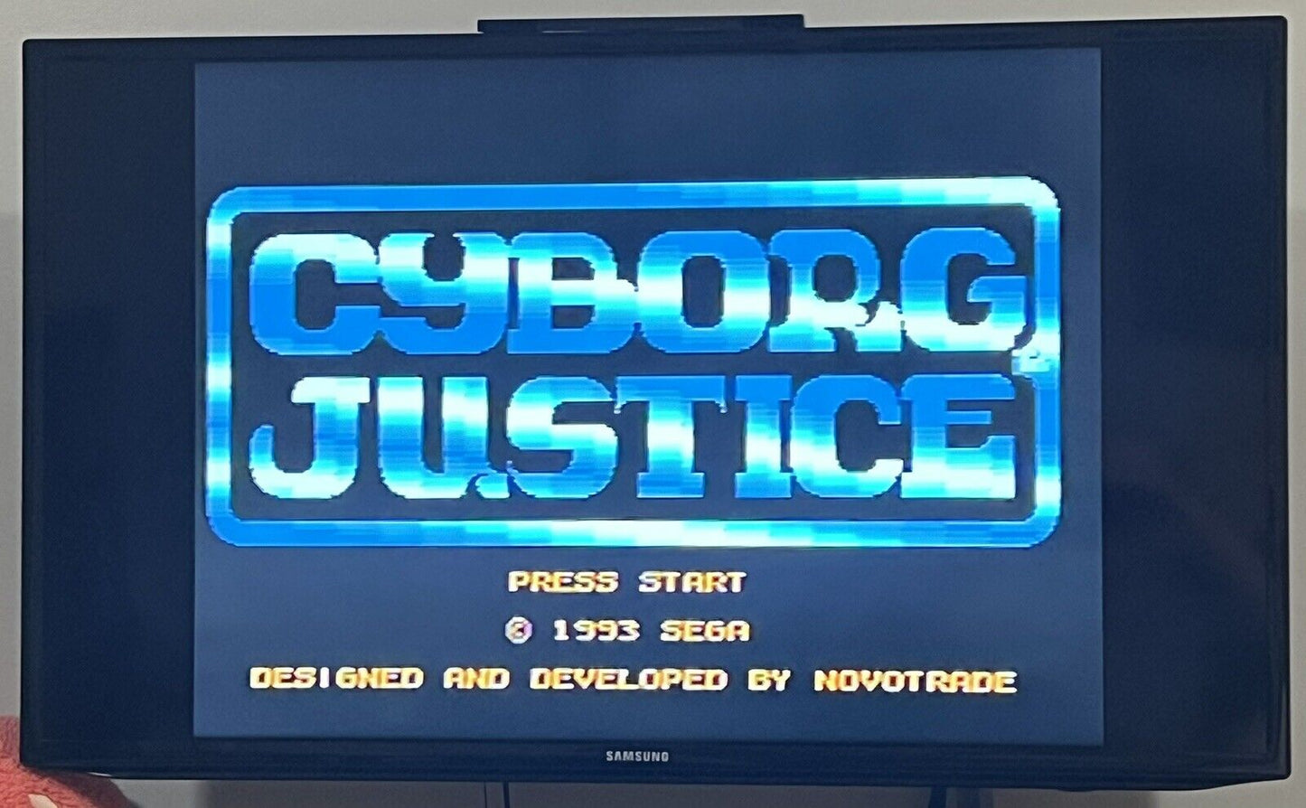 Cyborg Justice Sega Genesis Video Game 1993 100% COMPLETE MINTY!