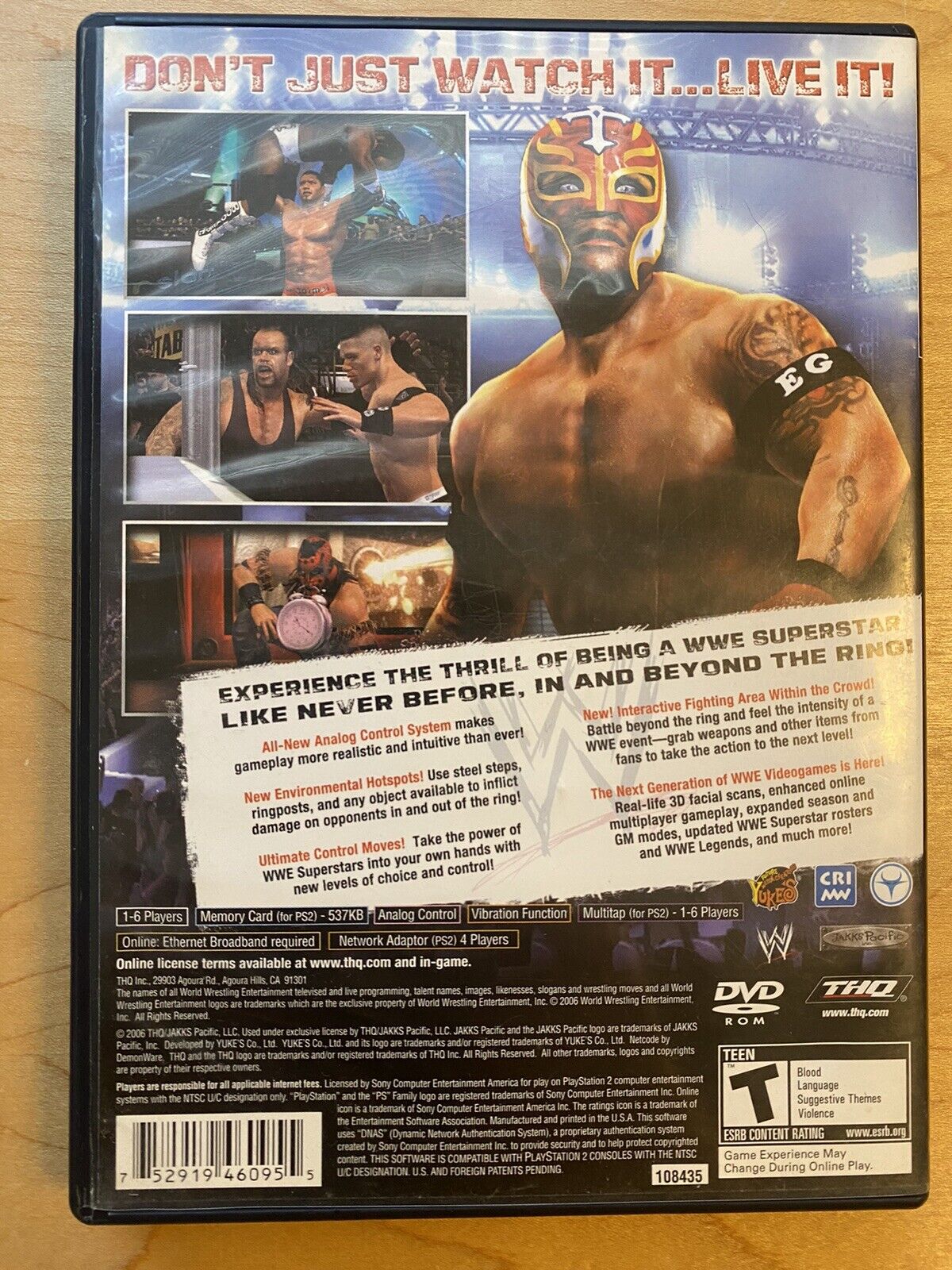 WWE SmackDown vs. Raw 2007 (PlayStation 2 PS2, 2006) CIB W/ Manual Tested