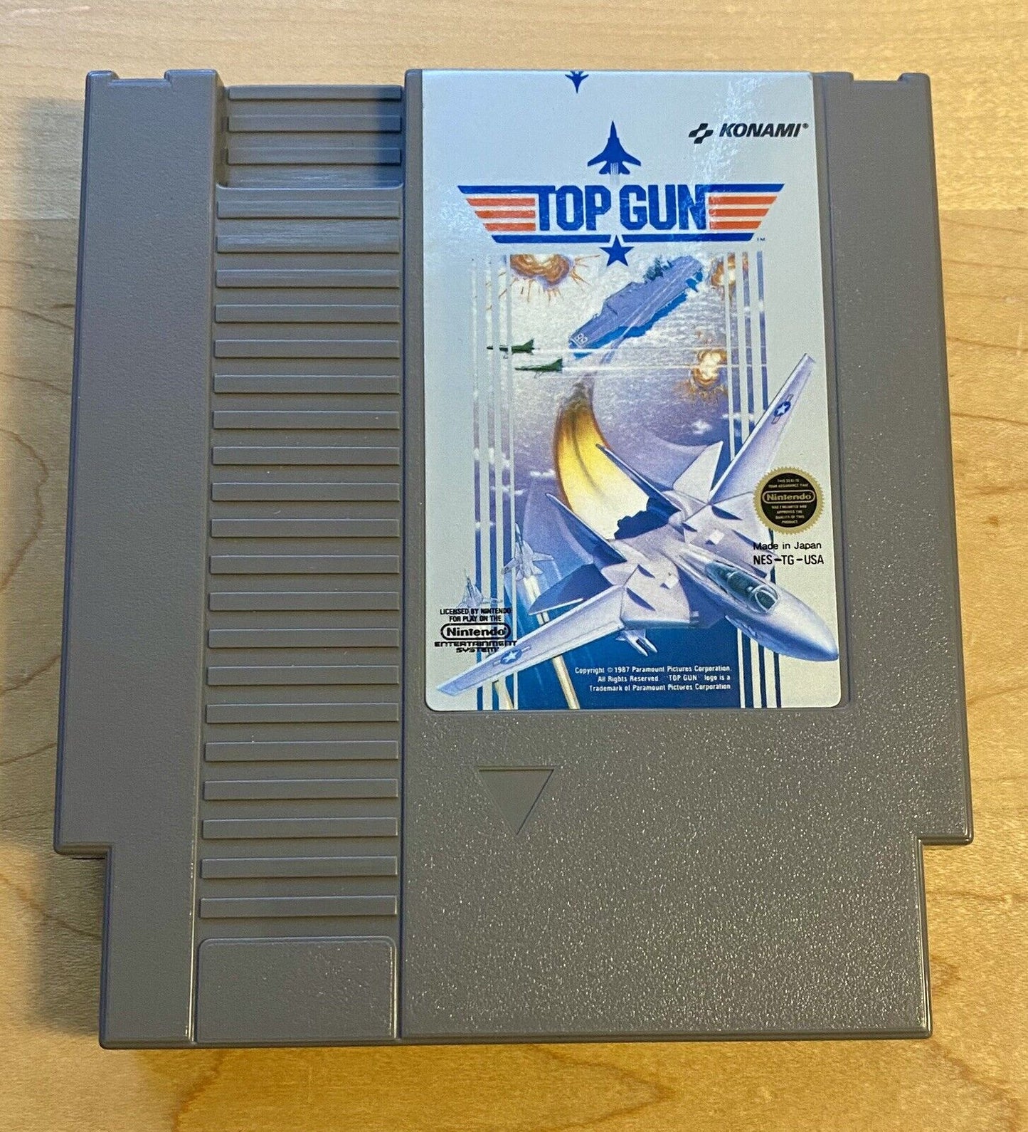 Top Gun (Nintendo Entertainment System NES, 1987) Authentic & Tested