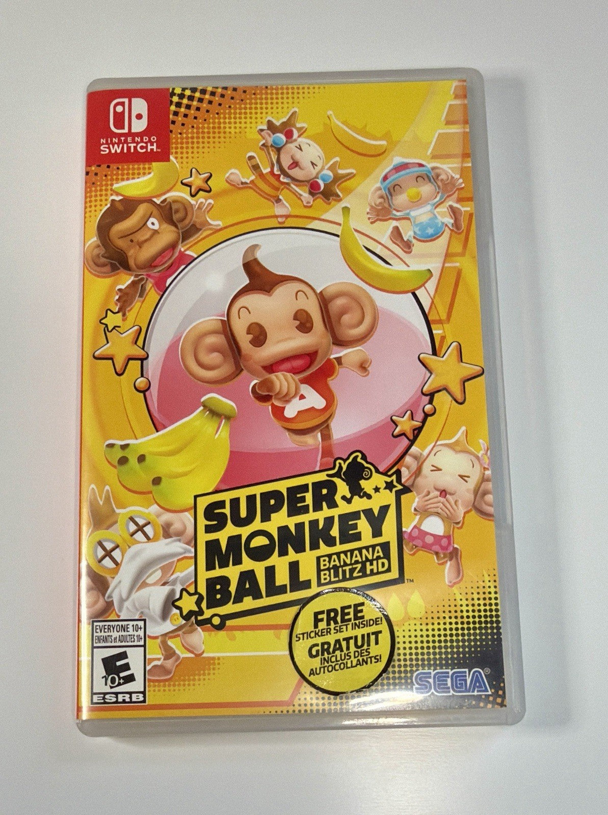 Super Monkey Ball: Banana Blitz HD (Nintendo Switch) Complete CIB W/  Stickers