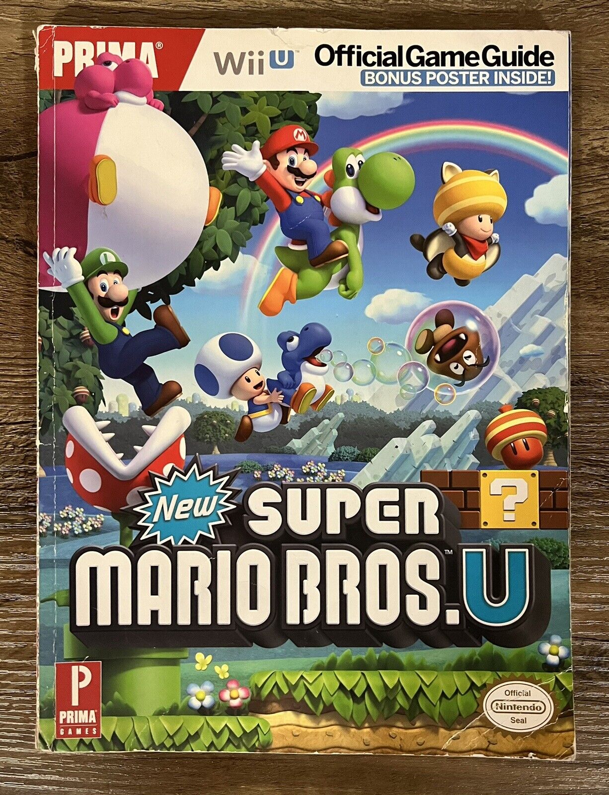 New Super Mario Bros. Wii U Prima Official Strategy Game Guide NO POSTER