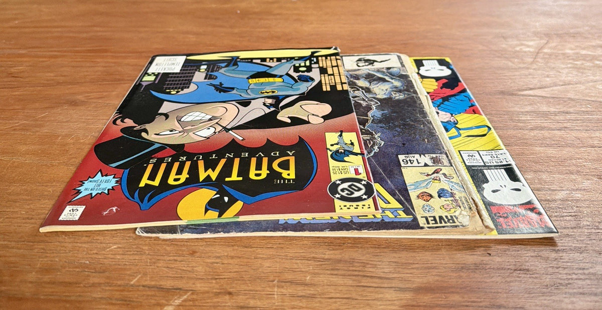 Vintage 90’s & 90’s Marvel DC 6 Comic Book Bundle Lot Batman Punisher & More!
