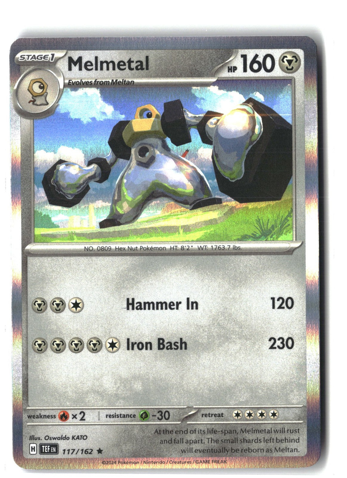 Melmetal Holofoil NM (Temporal Forces 117/162)