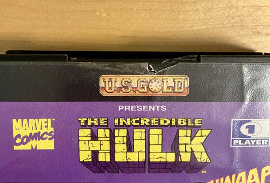 Incredible Hulk (Sega Genesis, 1994) No Manual, Authentic, Cleaned, & Tested