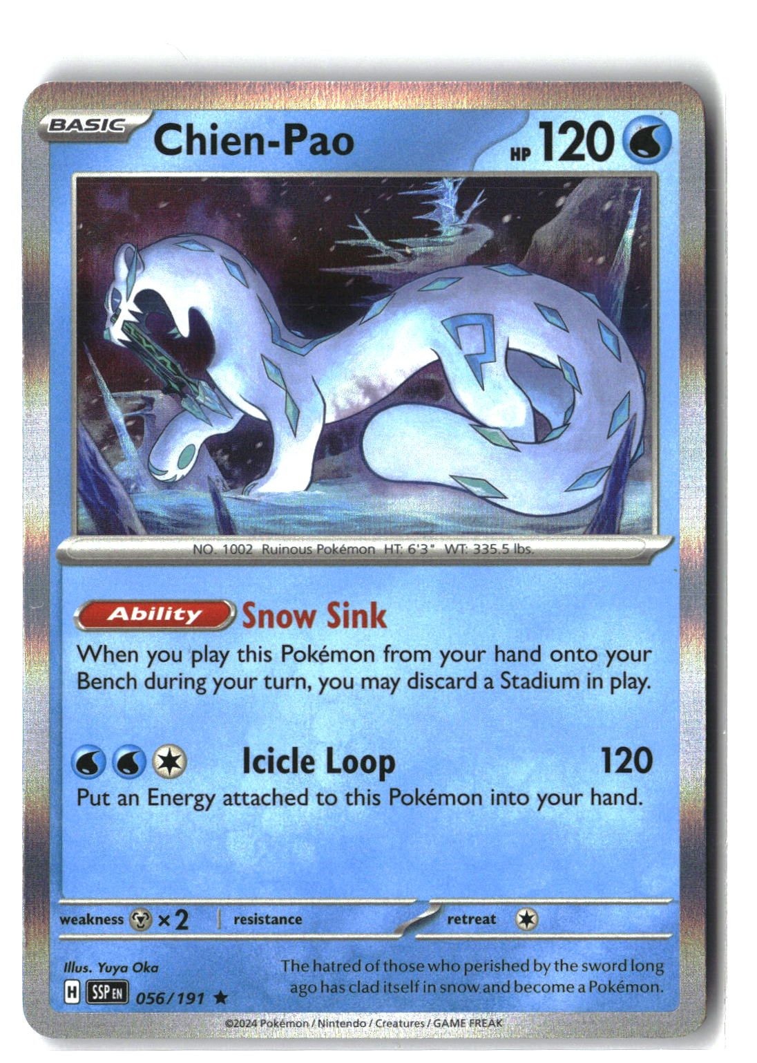 Chien-Pao Holofoil NM (Surging Sparks 056/191)