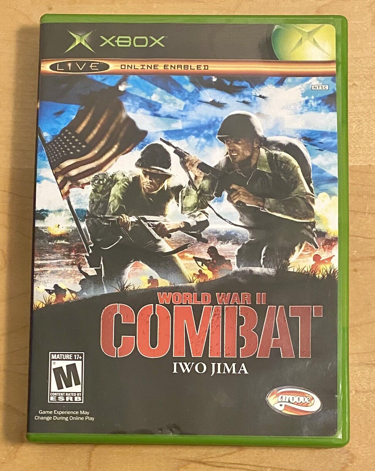 World War II Combat: Iwo Jima (Microsoft Xbox 2006) WW2 WWII, Authentic & Tested