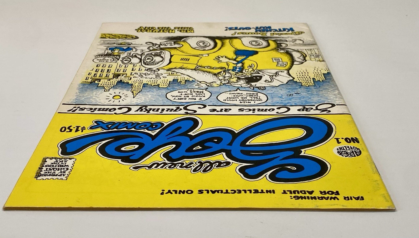 ZAP COMIX No. 1 One Apex Novelties 7th Print R Crumb robert 196