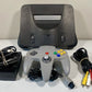 Nintendo 64 N64 Game Console Bundle 1 Gray Controller & All Cords, Tested!