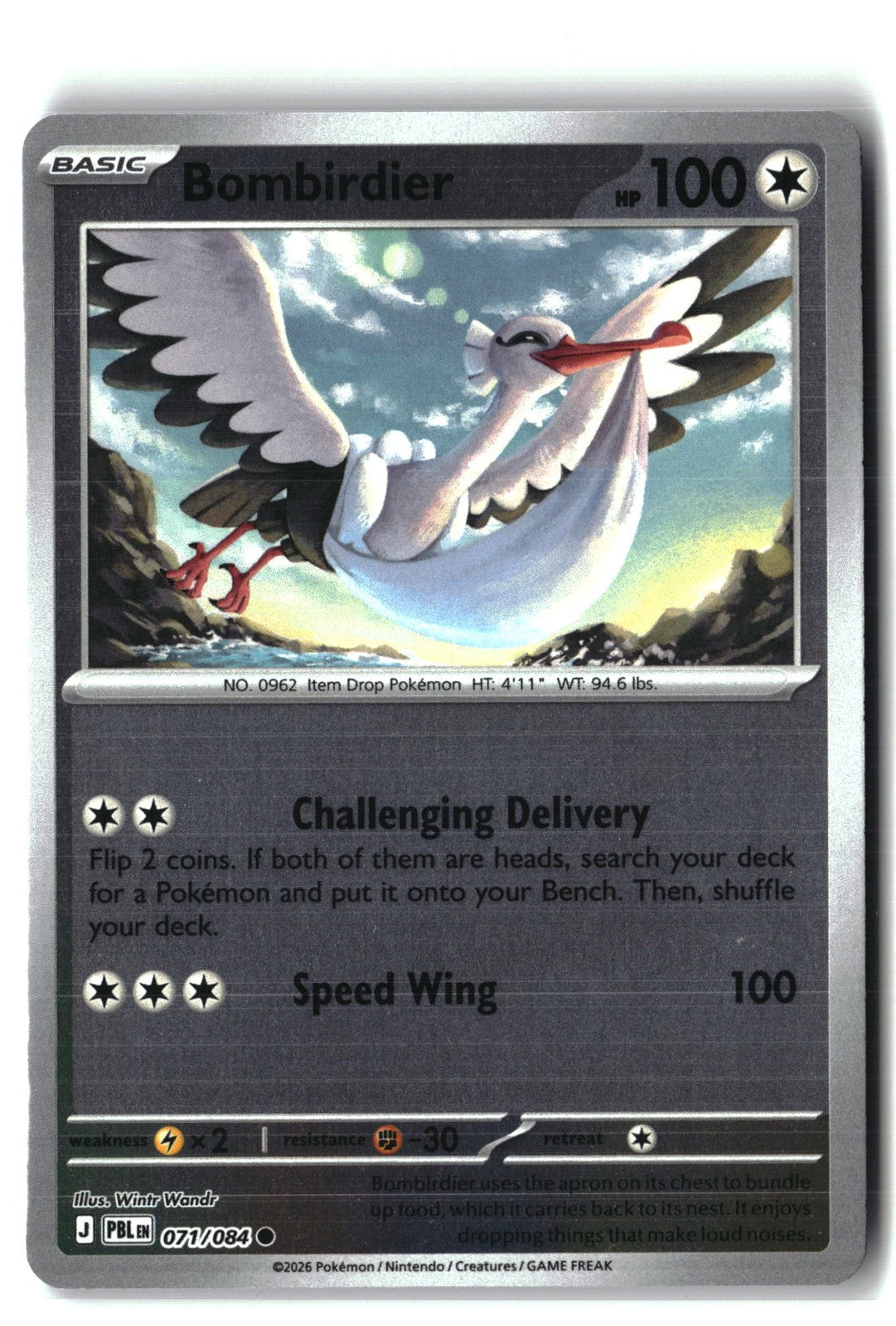 Bombirdier Reverse Holofoil NM (Pitch Black 071/084)