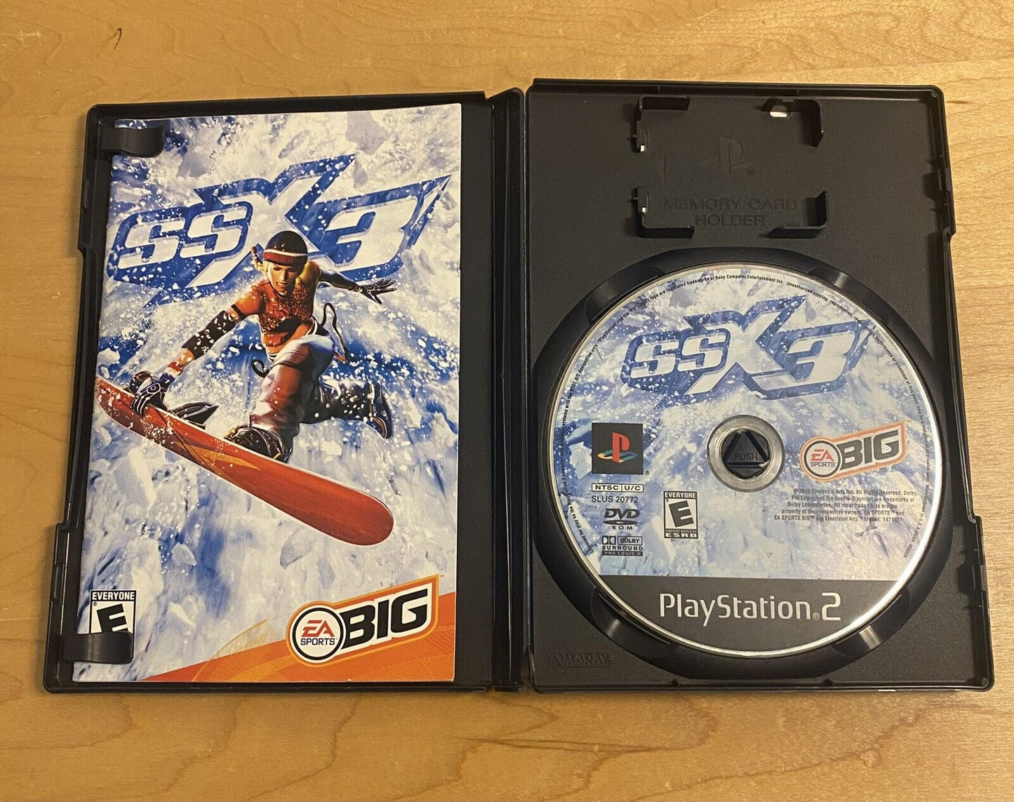 SSX 3 (PlayStation 2 PS2, 2003) Black Label CIB w/ Manual, Authentic & Tested