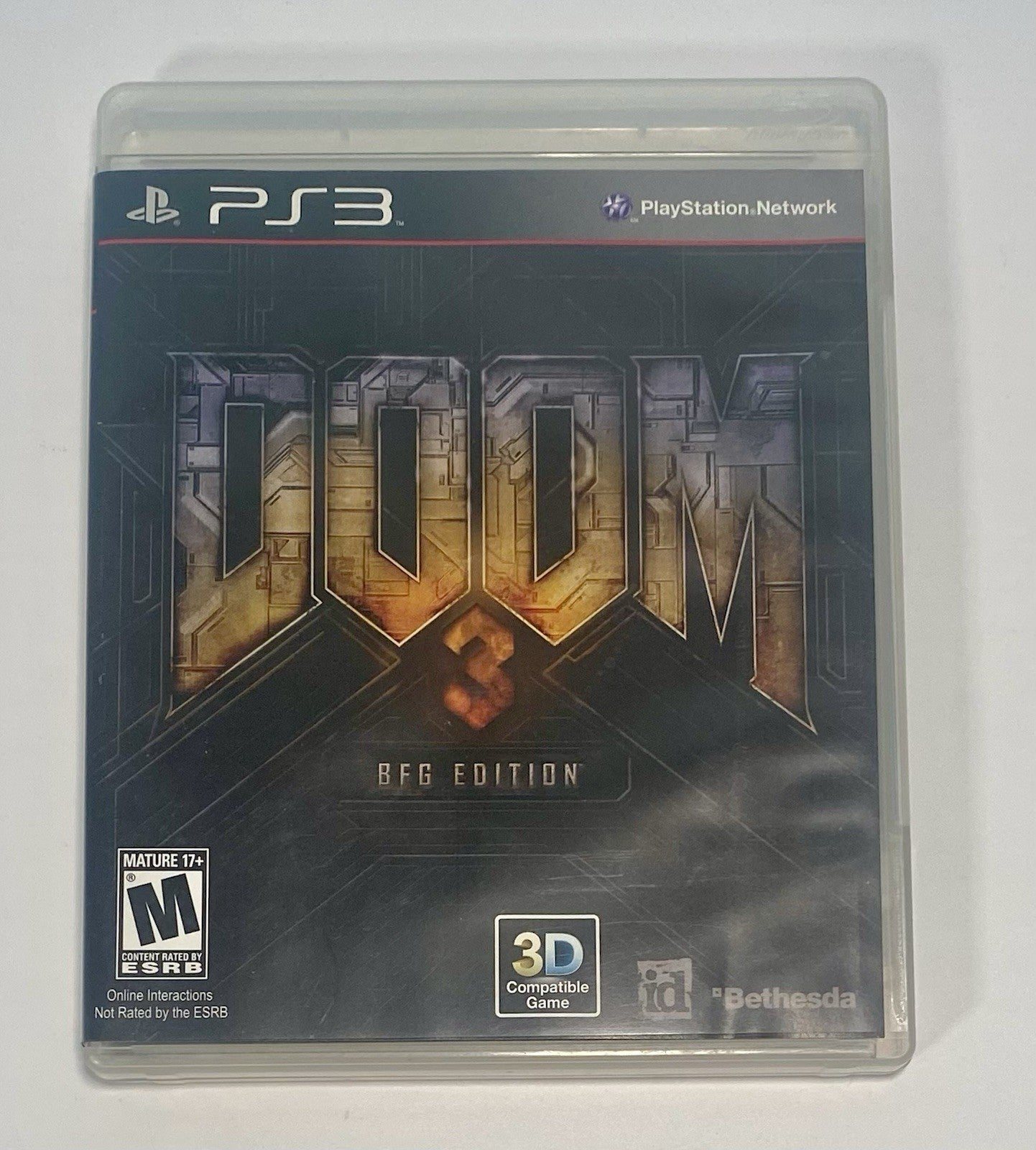Doom 3 BFG Edition (Sony Playstation 3) PS3 Complete CIB W/ Manual Insert Works