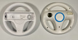 2X Official Nintendo Wii Steering Wheel Mario Kart OEM White RVL-024 Lot of 2