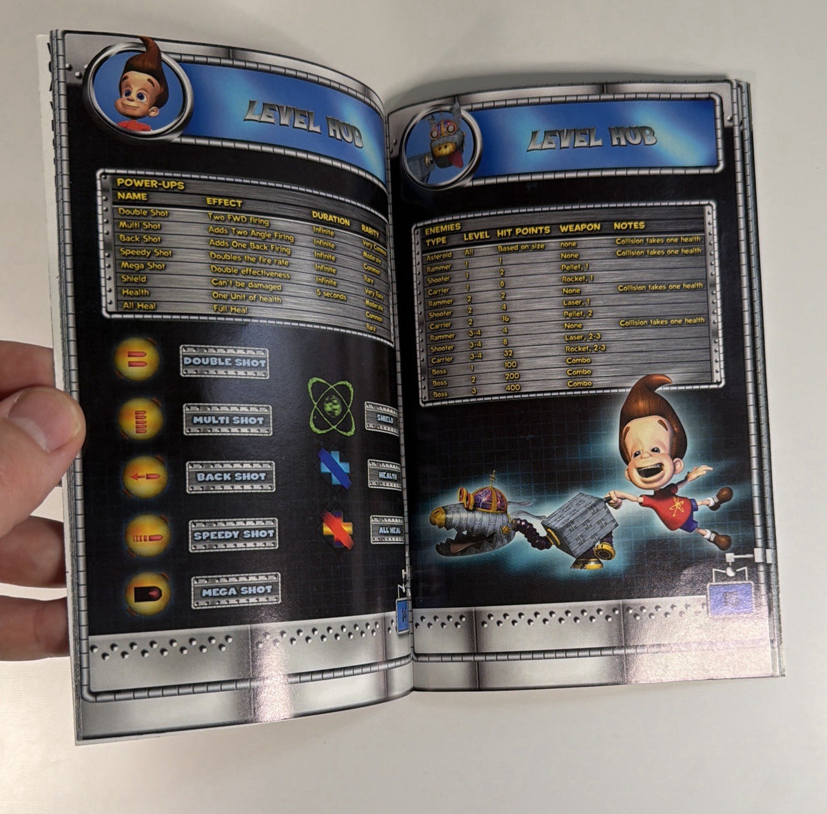 Jimmy Neutron Boy Genius PS2 PlayStation 2 Instruction Manual Only