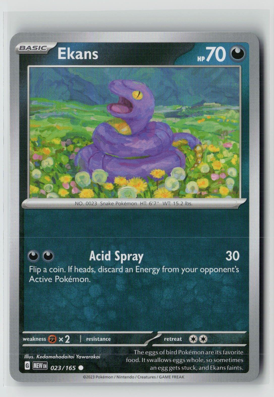 Ekans (SV: Scarlet & Violet 151 023/165) NM