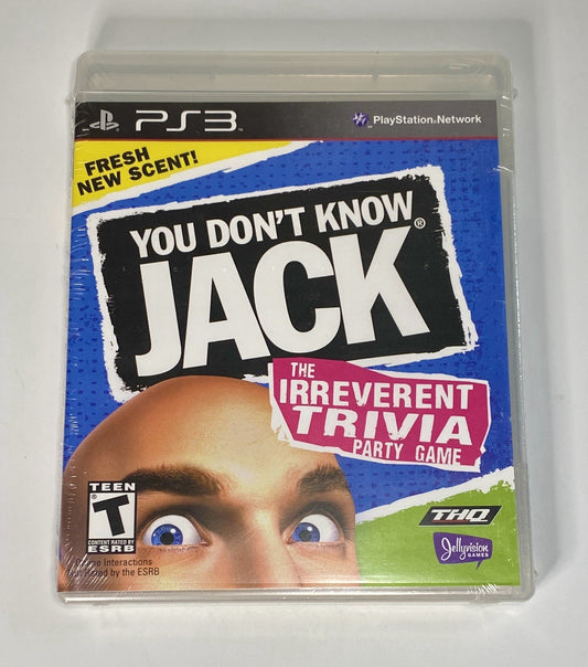 You Don't Know Jack (Sony PlayStation 3, 2011) Brand New & Factory Sealed