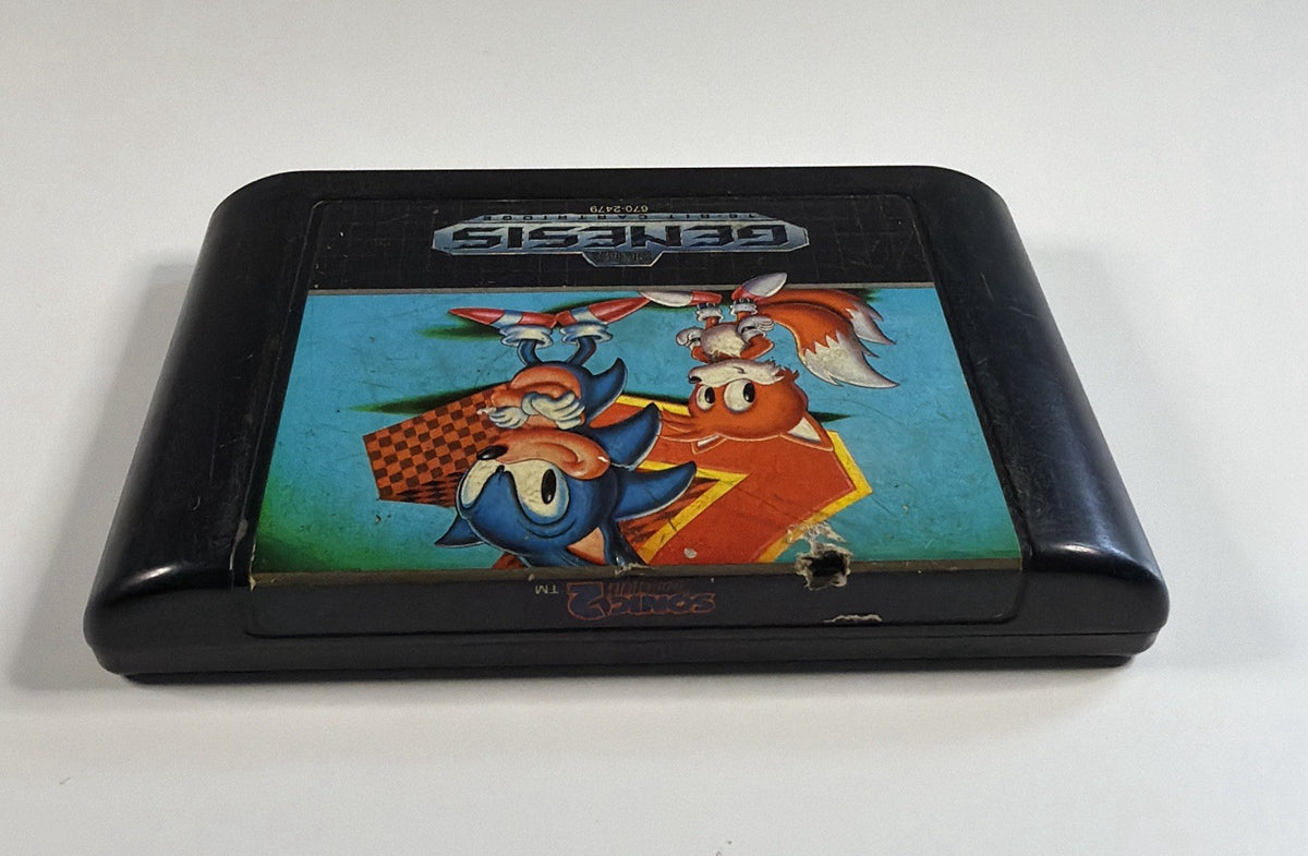 Sonic the Hedgehog 2 (Sega Genesis) Case & Cartridge, No Manual TESTED