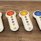 (4) Big Button Pad Xbox 360 Scene It Wireless Buzzer Controllers Only