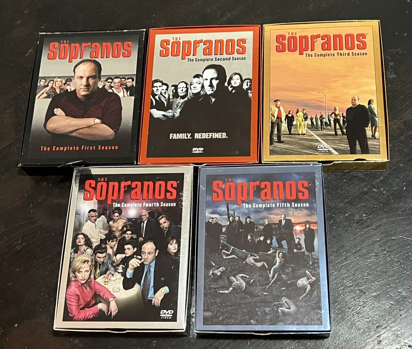 THE SOPRANOS TV Series Seasons 1-5 DVD Box Sets HBO Fast Free Shipping!