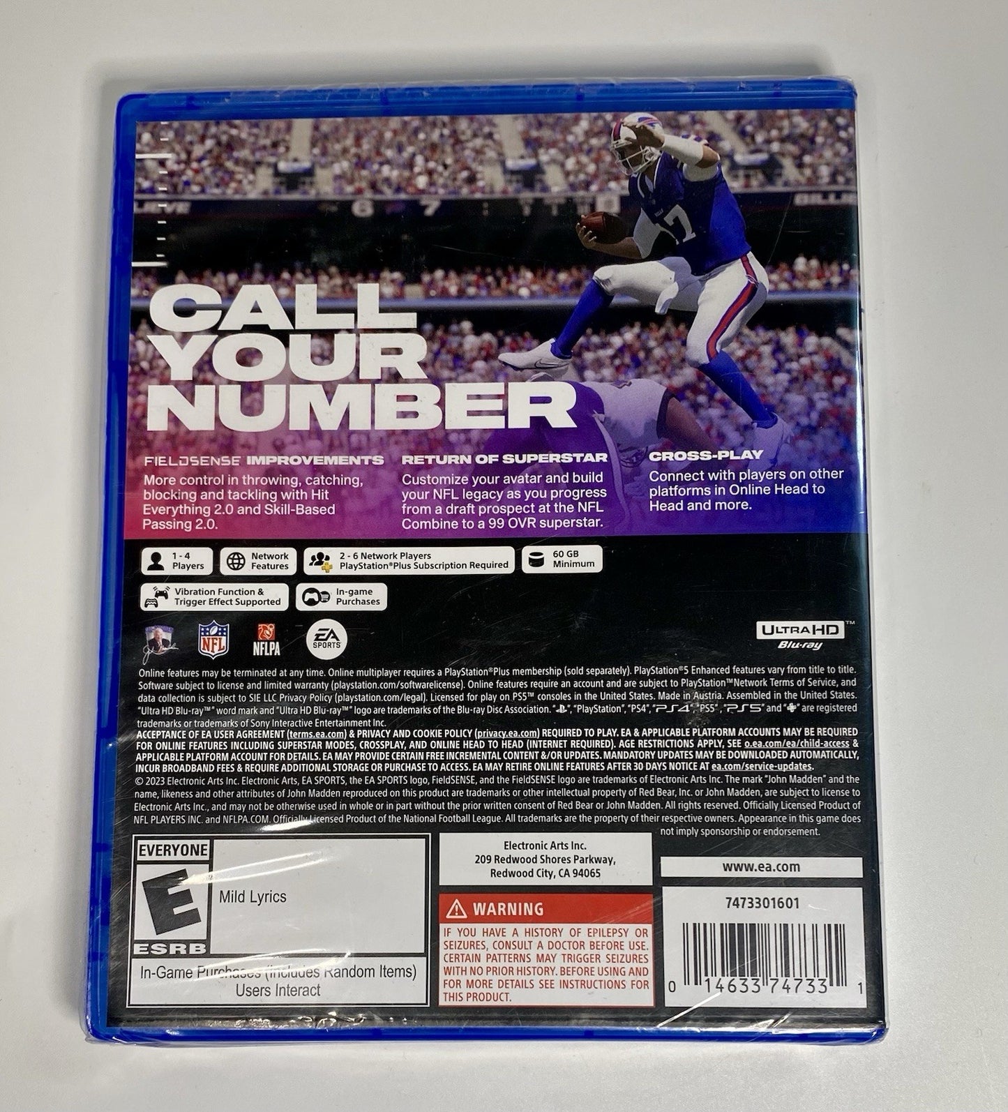 Madden NFL 24 - Sony PlayStation 5 - BrandNew & Factory Sealed!