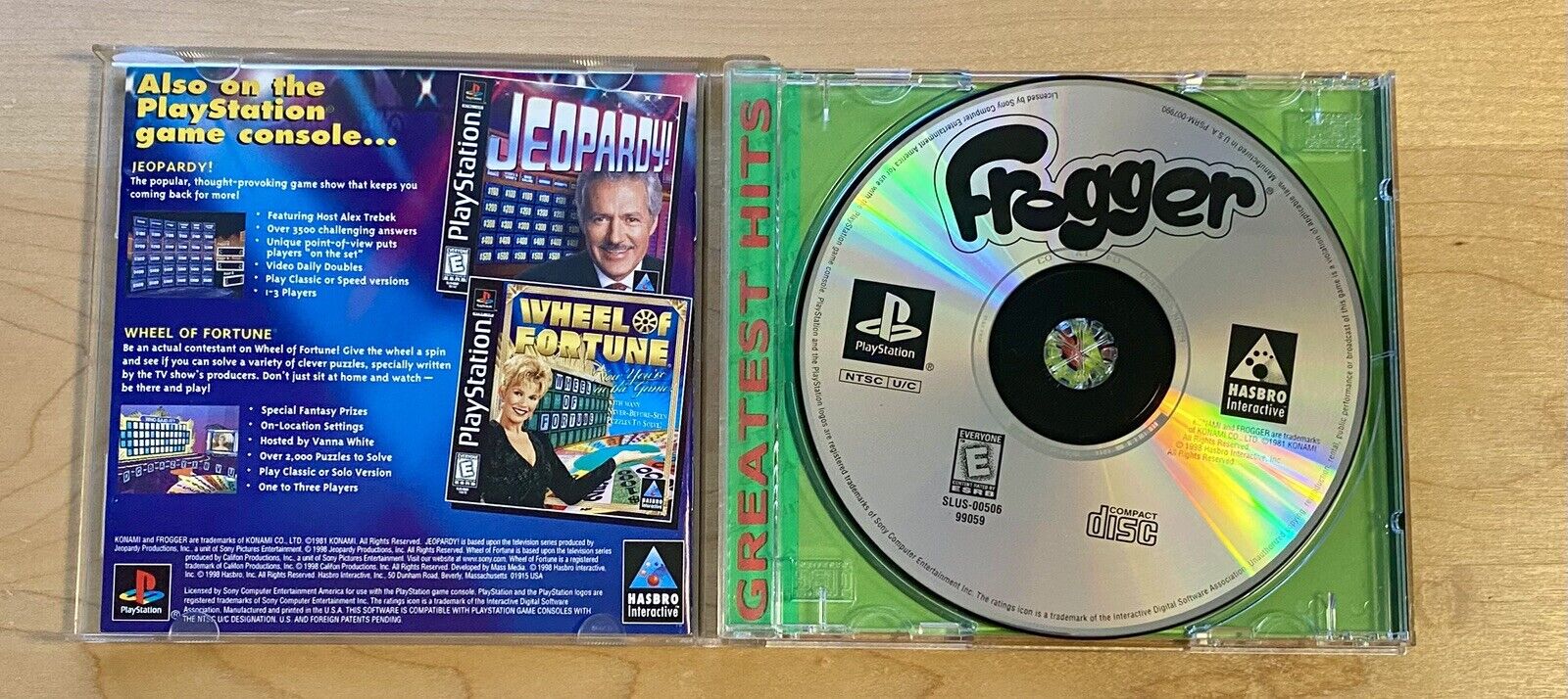 Frogger Greatest Hits (Sony PlayStation 1 PS1, 1997) CIB, Authentic & Tested