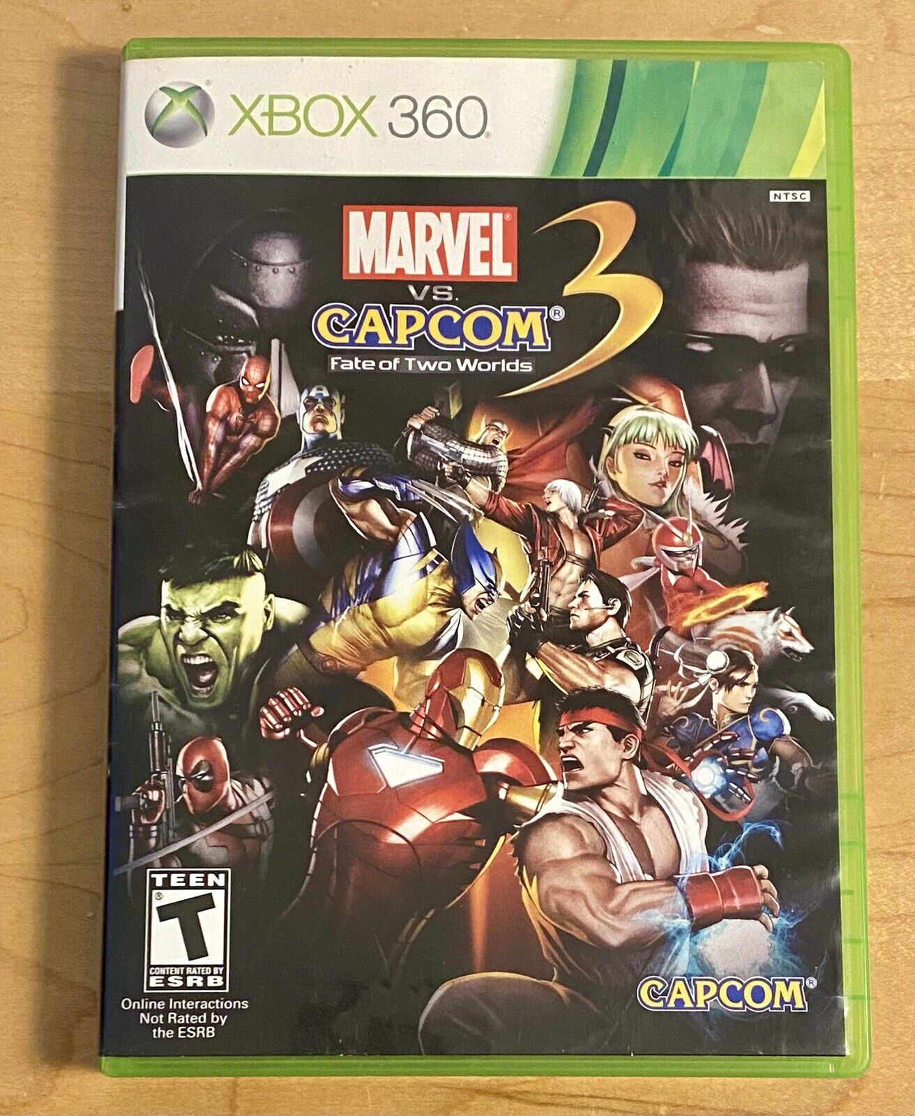 Marvel vs. Capcom 3: Fate of Two Worlds (Microsoft Xbox 360, 2011) CIB, Tested