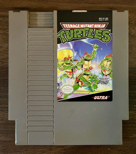 Teenage Mutant Ninja Turtles (Nintendo NES, 1989) Authentic Tested & Works!