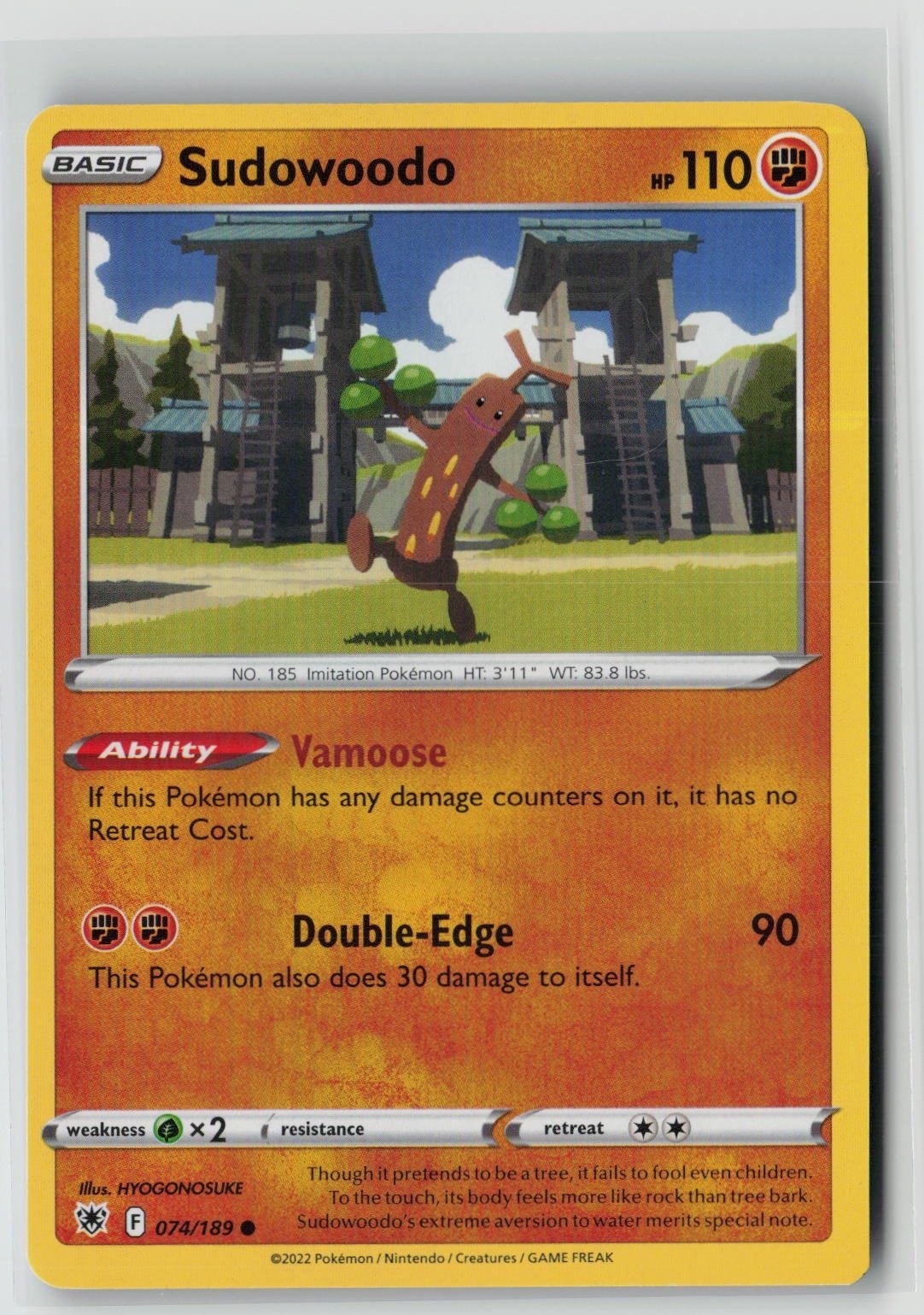 Sudowoodo (SWSH10: Astral Radiance 074/189) NM