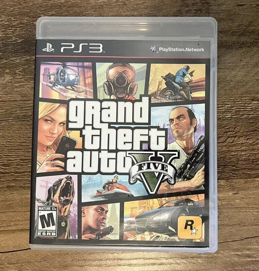 Grand Theft Auto V (GTA 5) (PlayStation 3) PS3 Video Game with Manual, No Map!