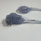 Nyko Worm Light Nintendo Gameboy Advance GBA GBC Color Silver Blue Clear, Tested
