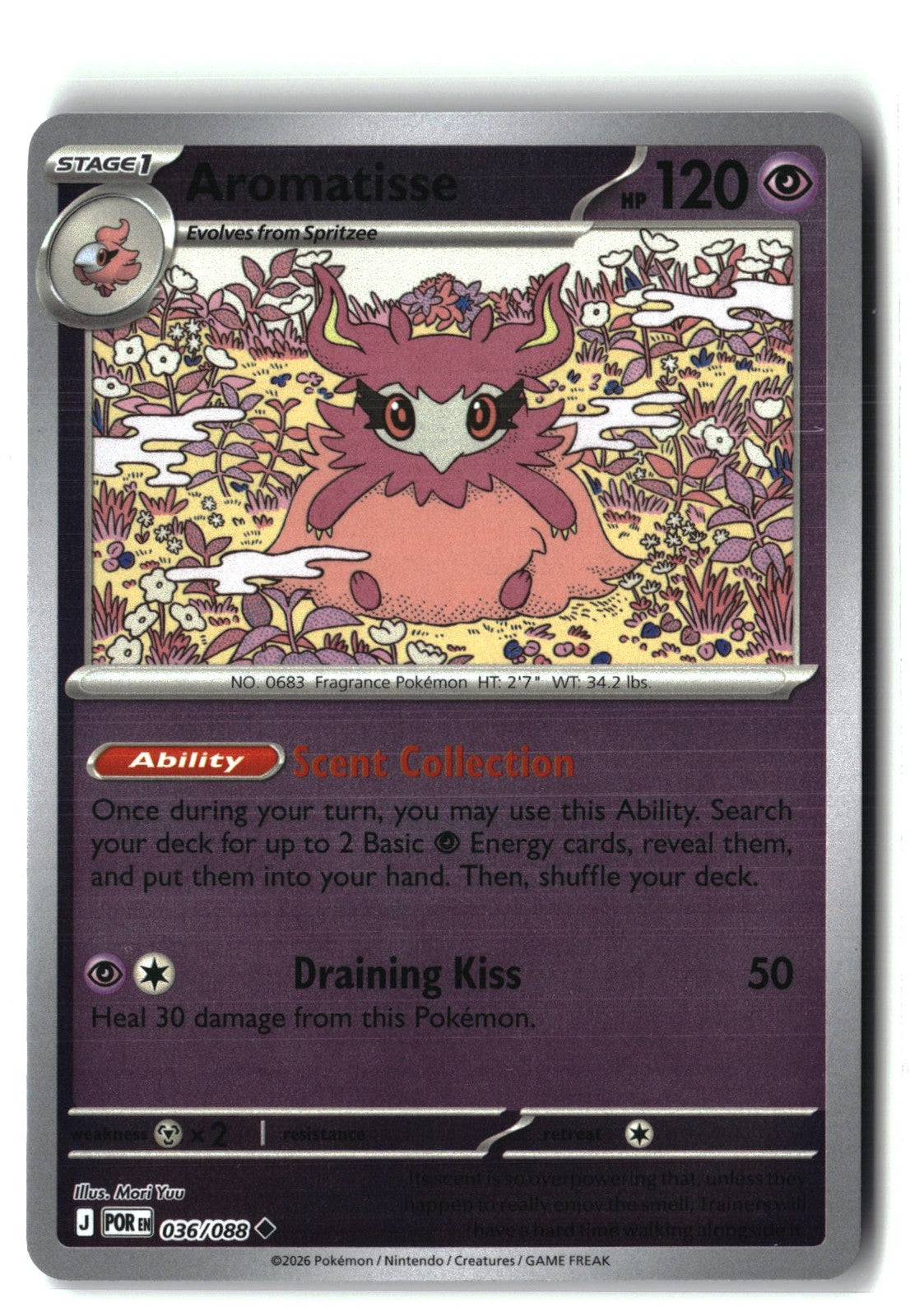 Aromatisse Reverse Holofoil NM (Perfect Order 036/088)
