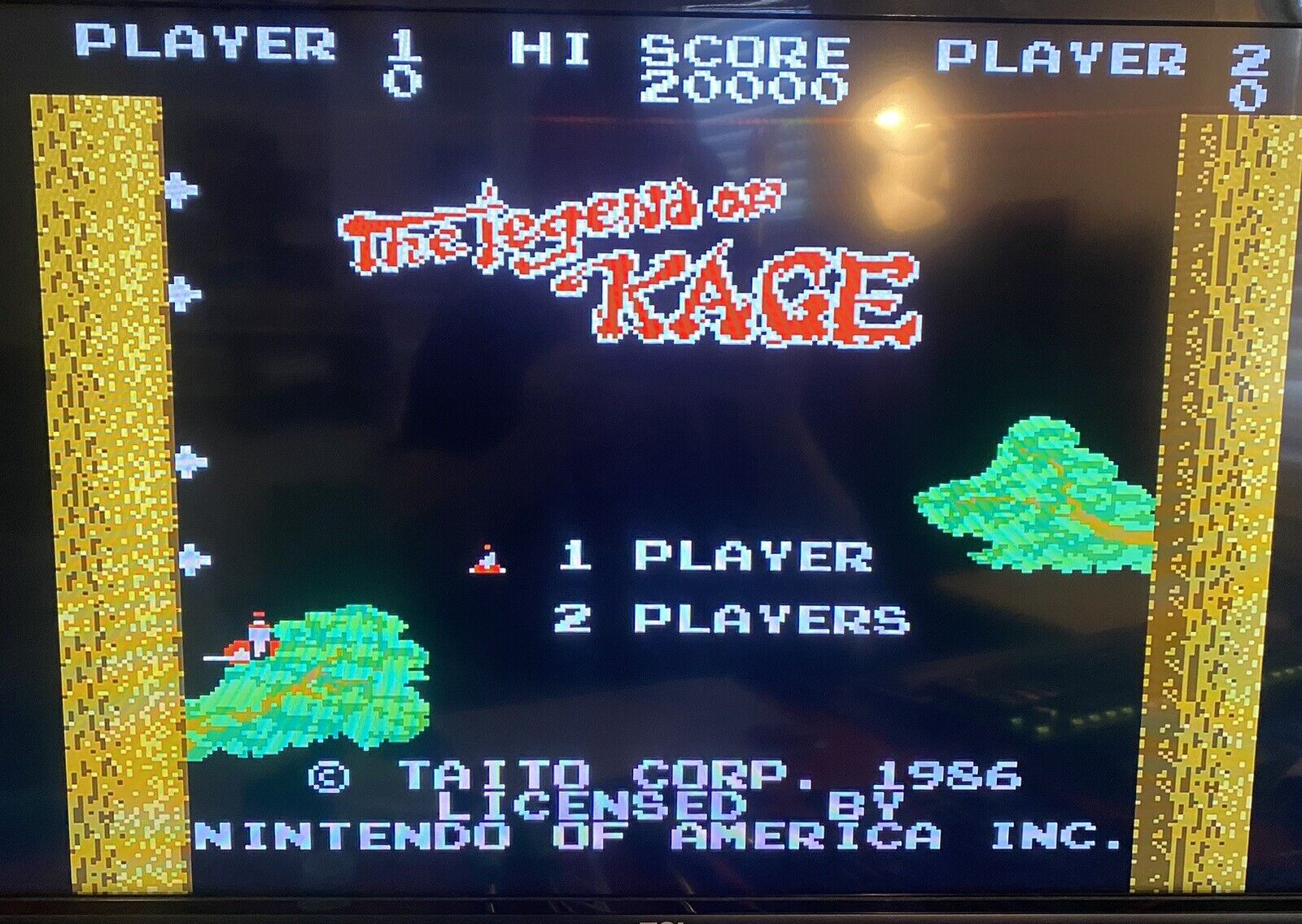 The Legend of Kage (Nintendo Entertainment System NES, 1987) Authentic & Tested