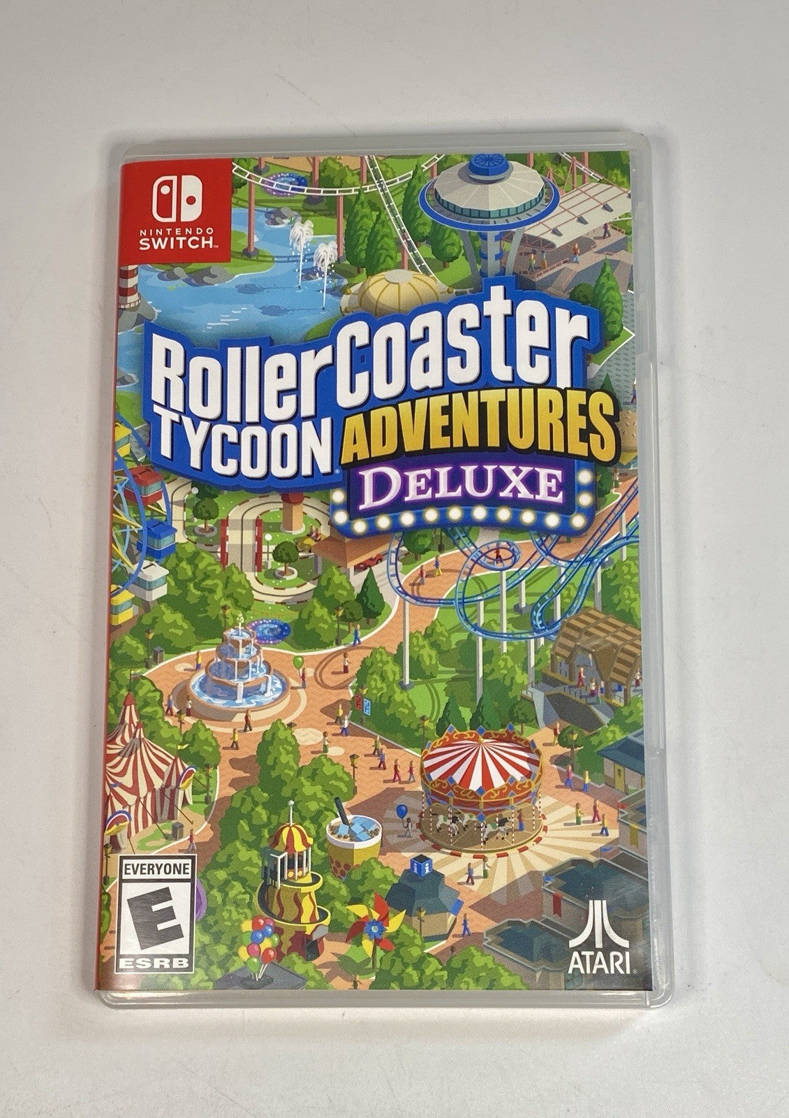 Rollercoaster Tycoon Adventures Deluxe Edition Nintendo Switch, Tested & Working
