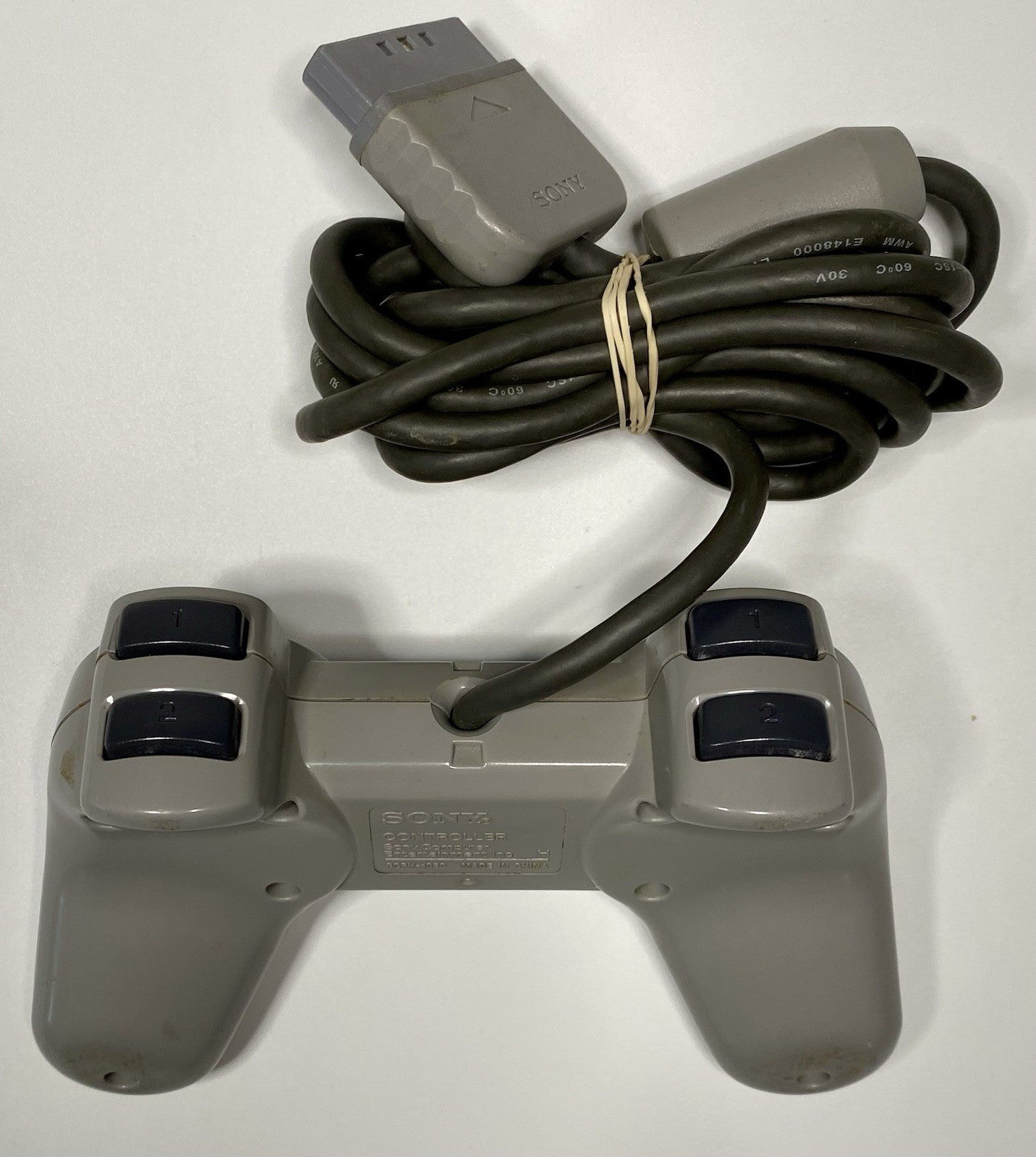 Sony Playstation One PS1 Slim Console SCPH-101 Bundled W/ 2 Controllers, Tested