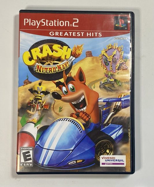 Crash Bandicoot Nitro Kart (Sony PlayStation 2, 2003) PS2 CIB Complete Tested