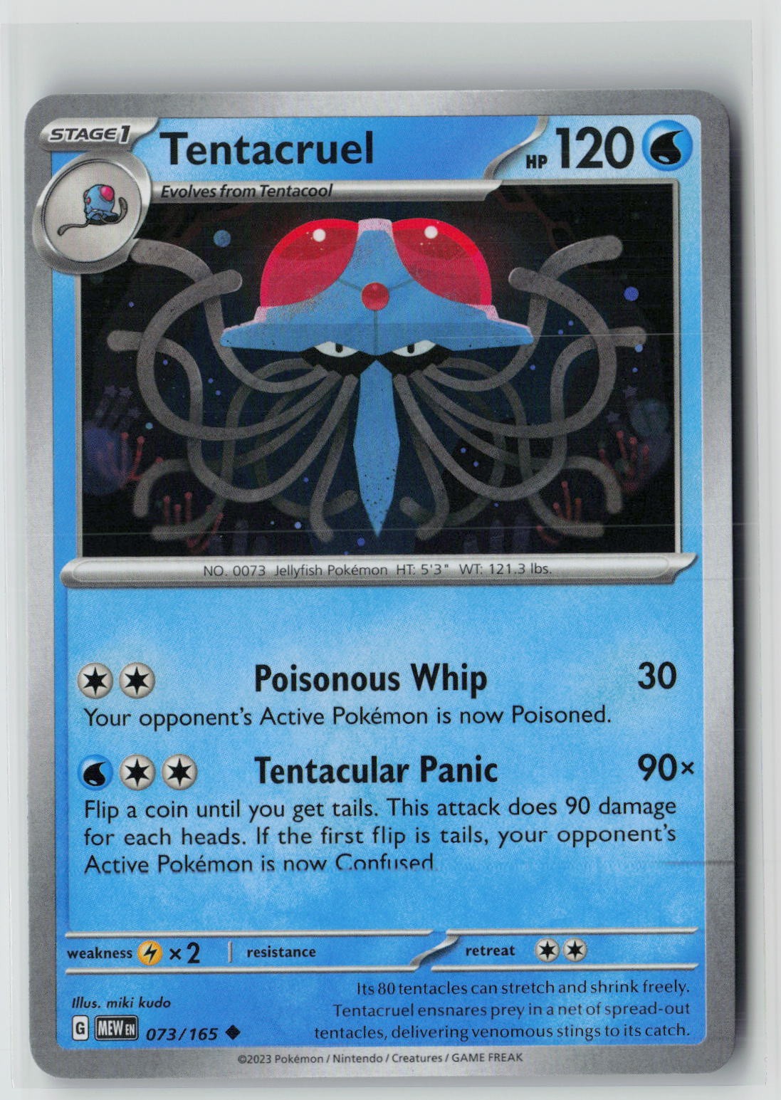 Tentacruel (SV: Scarlet & Violet 151 073/165) NM