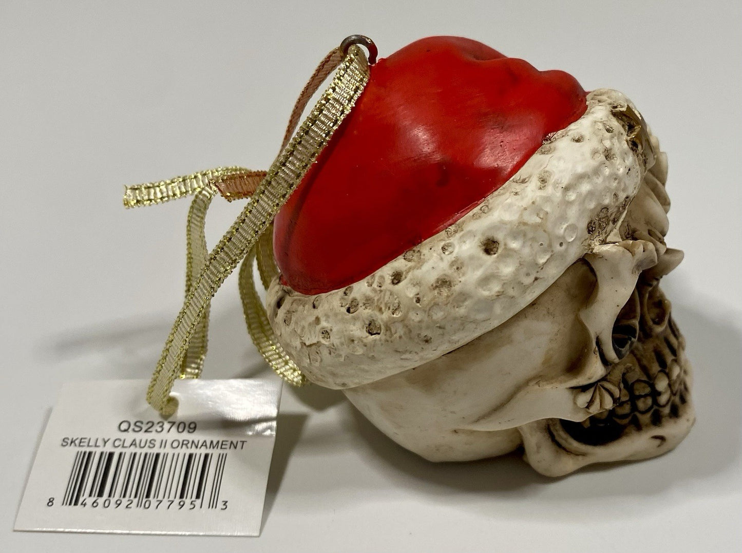 Design Toscano Skelly Claus II Holiday Skeleton Ornament