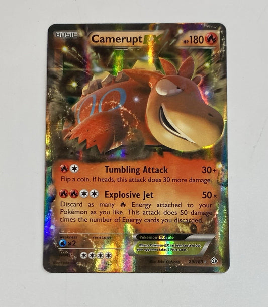 Camerupt EX Ultra Rare XY - Primal Clash 29/160 NM