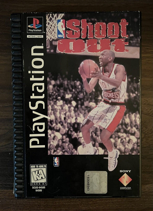 NBA ShootOut (Sony PlayStation 1, 1995) Tested And Works!