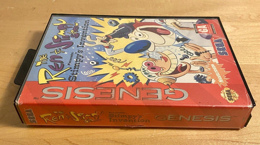 Ren & Stimpy: Stimpy's Invention (Sega Genesis, 1993), CIB With Manual, Tested